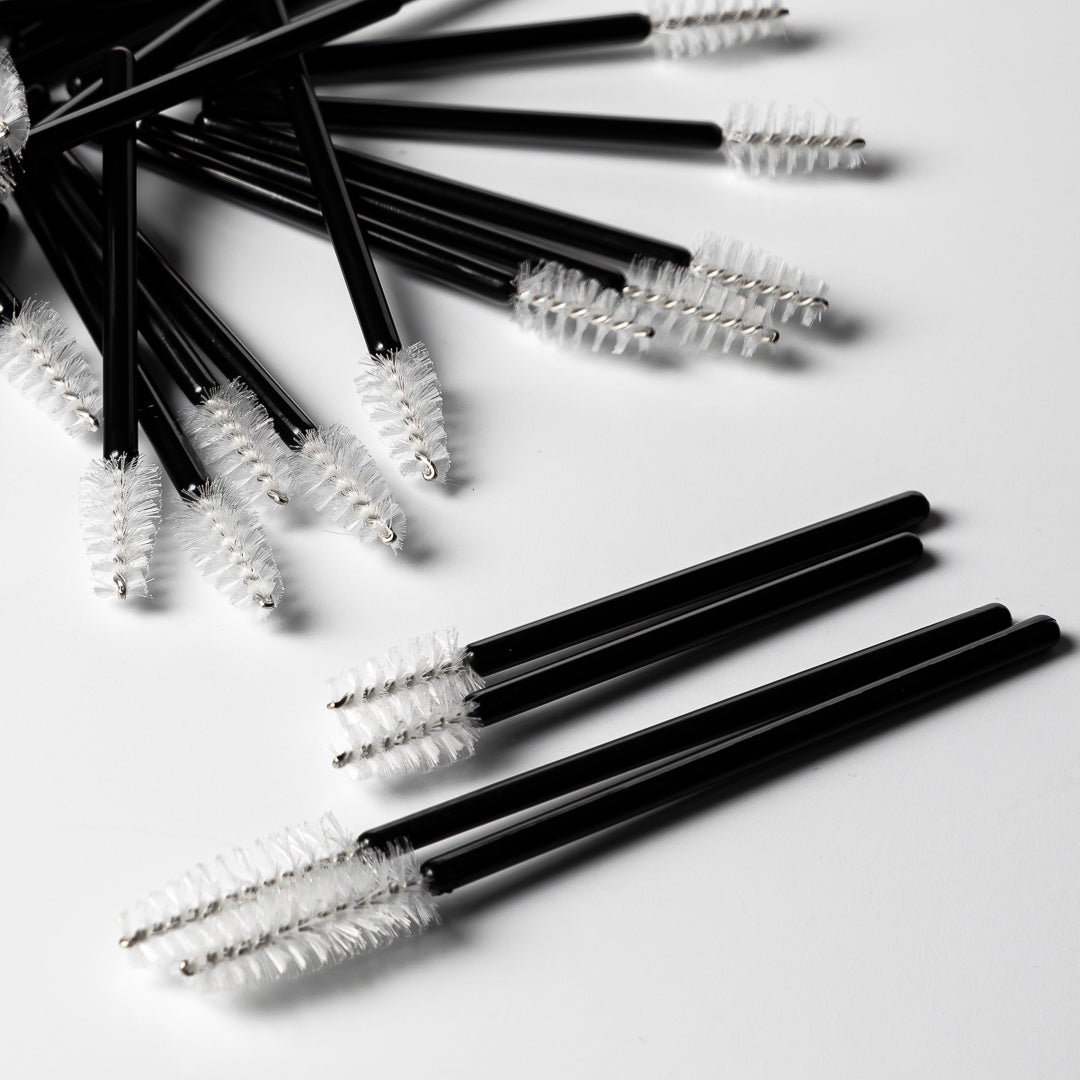 BLK & SILVER MASCARA WANDS