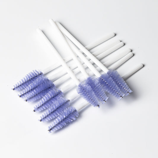 JUMBO WHITE & PURPLE MASCARA WANDS